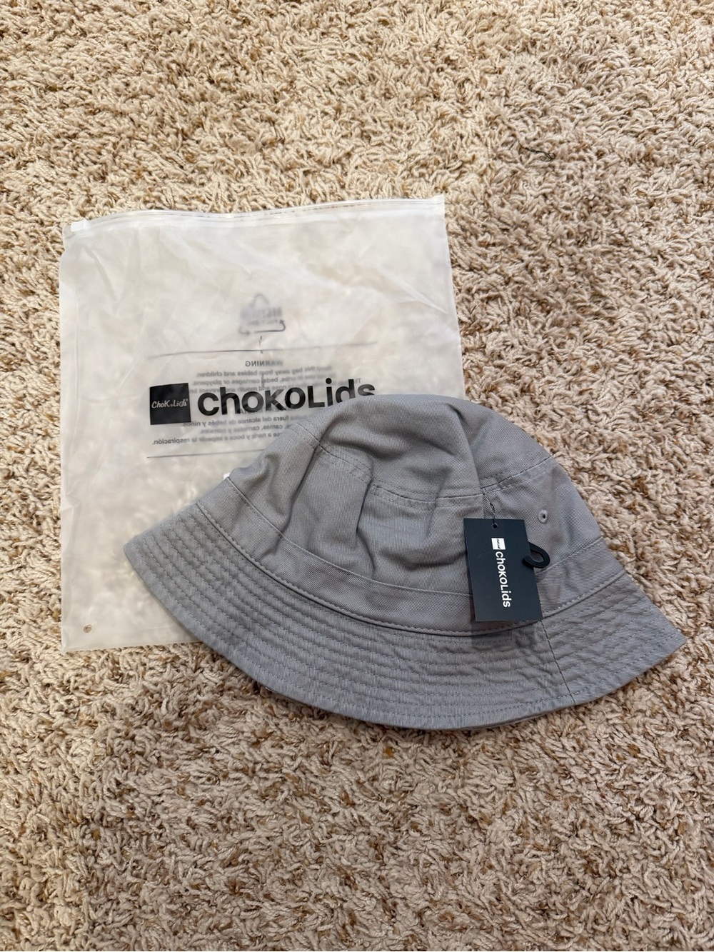 Kids Gray Bucket Hat